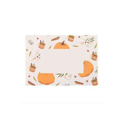 Pumpkin Necklace on Greeting Card