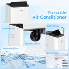 12000 BTU App-Controlled Mobile Air Conditioner - White