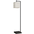 Floor Lamp for Living Room, 66" Modern Tall Standing Lamp with Adjustable Colour Temperatures & 10 Brightness Levels, Remote Control and Foot Switch for Bedroom Office, 9W LED Bulb Included