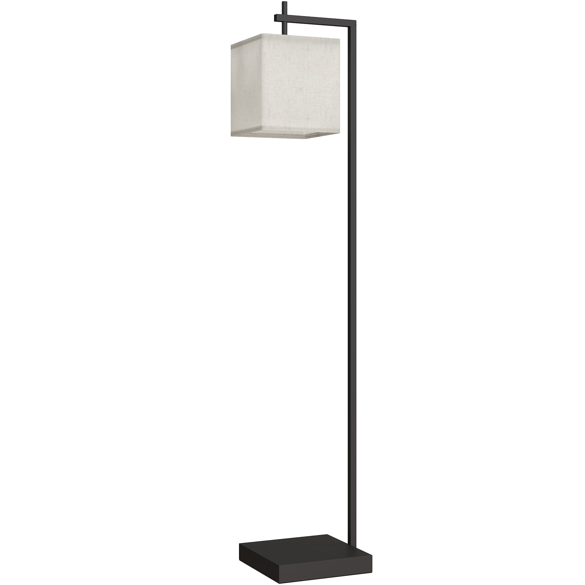 Floor Lamp for Living Room, 66" Modern Tall Standing Lamp with Adjustable Colour Temperatures & 10 Brightness Levels, Remote Control and Foot Switch for Bedroom Office, 9W LED Bulb Included