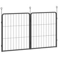 PawHut Two-Piece Dog Pen Expansion Pack for Small Dogs, 60cm Tall Animal Pen with Three Connecting Stakes