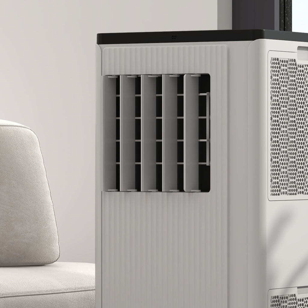 9,000 BTU App-Controlled Mobile Air Conditioner, 20m² Radius - White