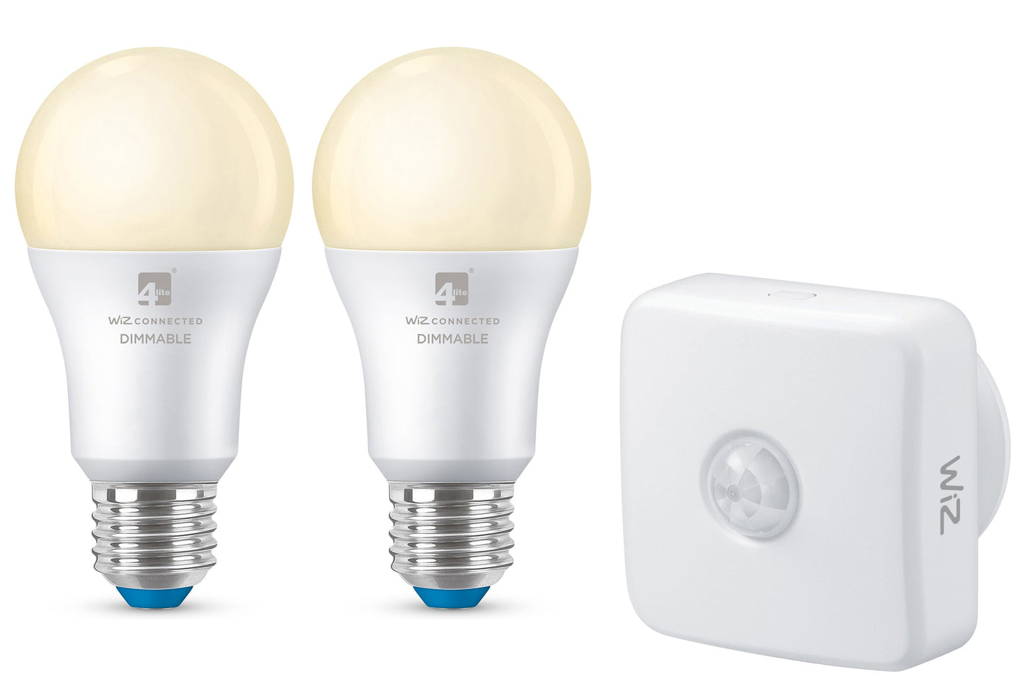 4lite WiZ Connected A60 Warm White WiFi LED Smart Bulb - E27 Large Screw