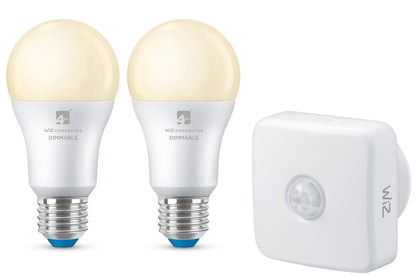 4lite WiZ Connected A60 Warm White WiFi LED Smart Bulb - E27 Large Screw