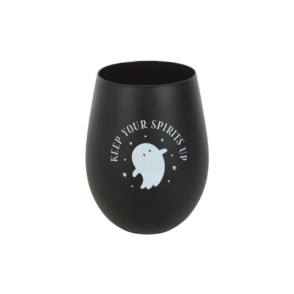 Keep Your Spirits Up Stemless Ghost Glass