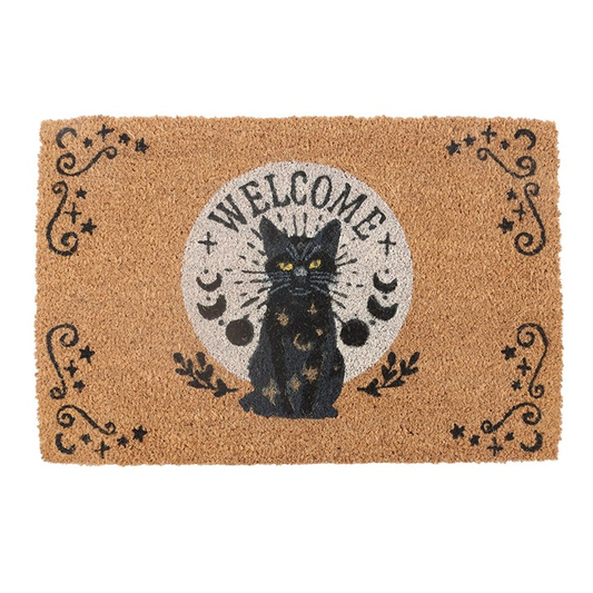 Black Magick Cat Energy Doormat