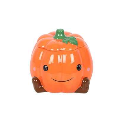 Cute Smiling Pumpkin Oil Burner and Wax Warmer