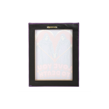 19x25cm Love You To Death Canvas Plaque by Steven Rhodes