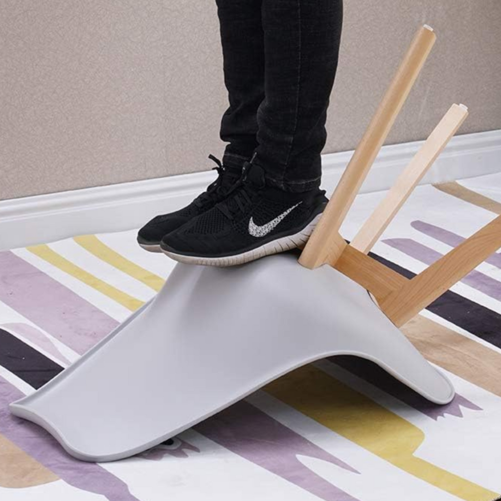 5PCs Dining Set - White Halo Dining Table & Set of 4 Lorenzo Tulip Dining Chairs