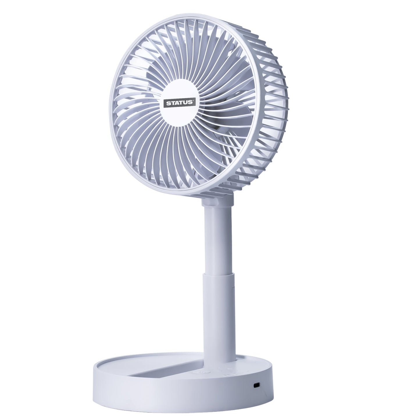 Status 6" Rechargeable USB Telescopic and Folding Desk Fan