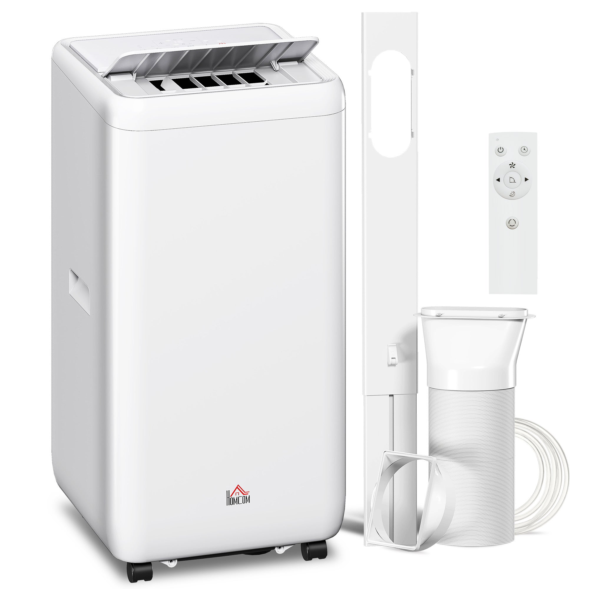 12,000 BTU 5-in-1 Mobile Air Conditioner, 35m² Radius - White