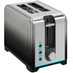2 Slice Toaster with 7 Browning Levels, Reheat, Defrost and Cancel Functions
