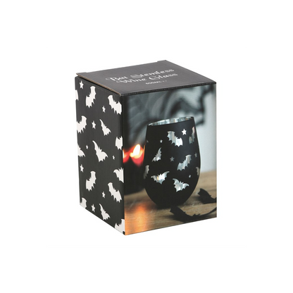 Bat Stemless Wine Glass