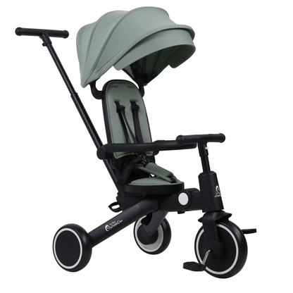 Foryourlittleone Xplor Ultimate 6 in 1 Foldable Trike - Green (10m-5y)