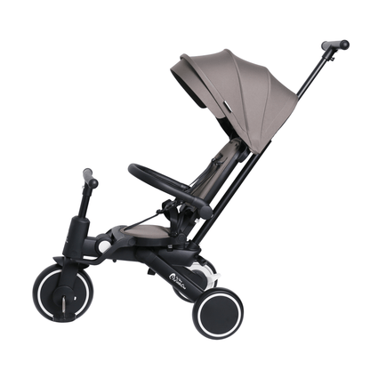 Foryourlittleone Xplor Ultimate 6 in 1 Foldable Trike - Grey Olive (10m-5y)