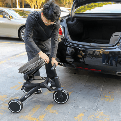 Foryourlittleone Xplor Ultimate 6 in 1 Foldable Trike - Grey Olive (10m-5y)