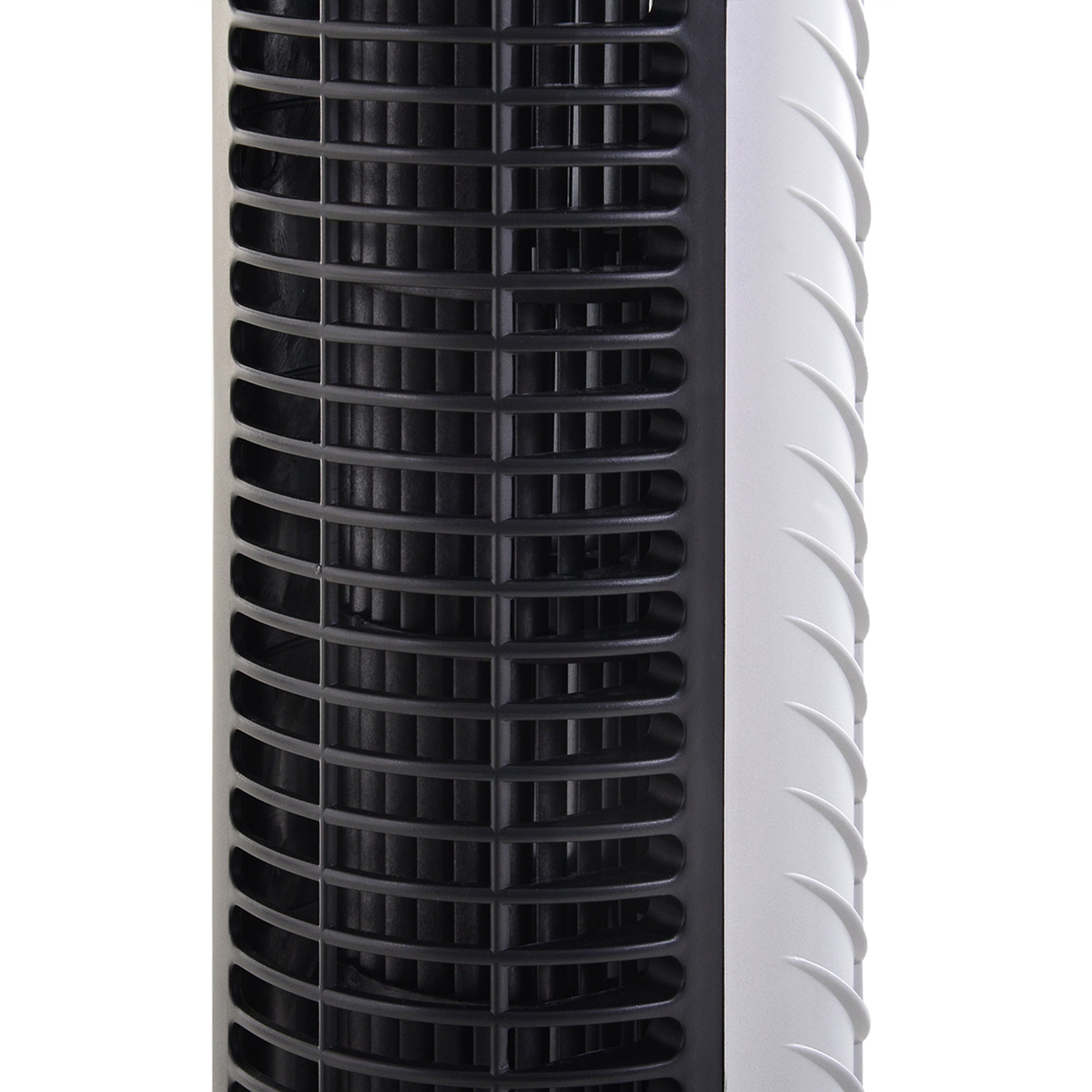 31 Inch Bladeless Oscillating Tower Fan with 70° Oscillation, Remote Control, 7.5H Timer, 3 Speed 3 Modes, Electric Floor Standing Cooling Fan for Home Bedroom Office, Silver