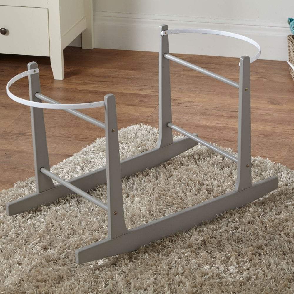Grey Moses Basket Rocking Stand