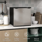 35L Mini Freezer, -24? to -14? Temperature - Silver Tone