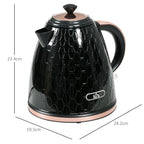 3kW Rapid Boil Honeycomb Kettle - Black