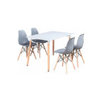 Halo Dining Table And Four Chair Set
