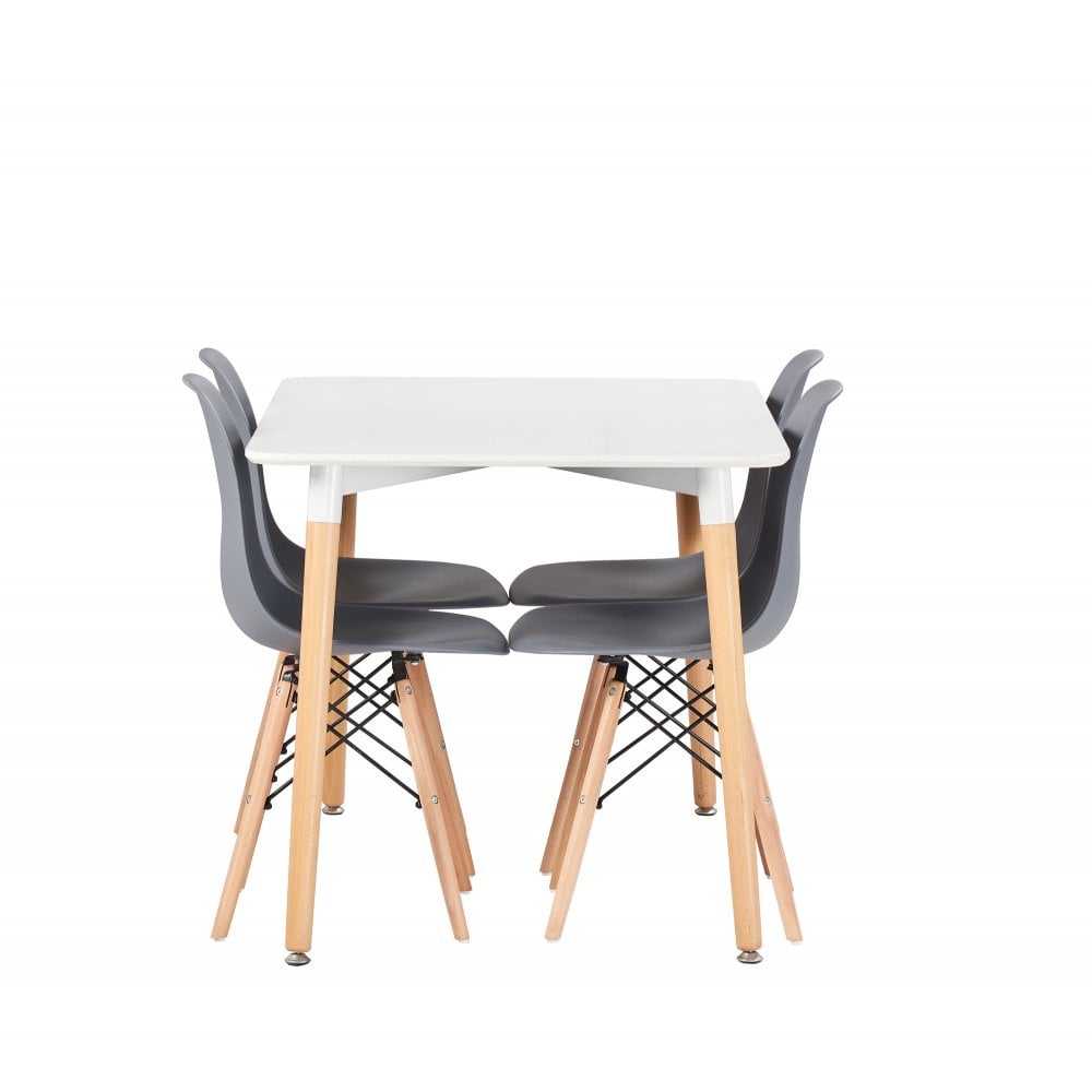 Halo Dining Table And Four Chair Set