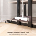 HiFi Stand, with Four Storage Shelves - Grey