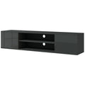 Floating TV Stand Cabinet for TVs up to 60", Wall Mounted TV Unit, Grey