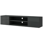 Floating TV Stand Cabinet for TVs up to 60", Wall Mounted TV Unit, Grey