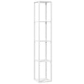 Floor Lamp with Shelves and 3 Brightness Levels - White
