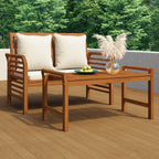 Skura Garden 2 Seater Bench - Acacia Wood - 100cm