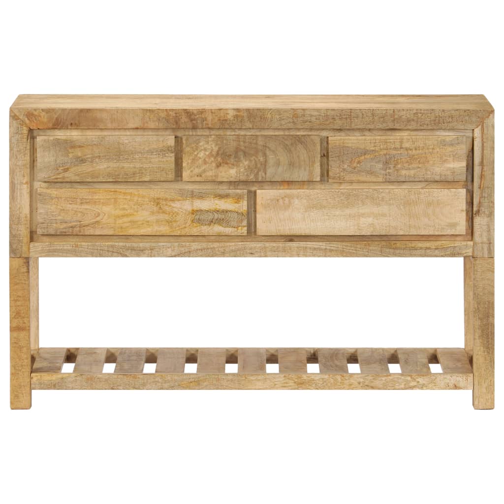 Keli Mango Wood 5 Drawer Sideboard