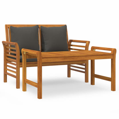 Skura Garden 2 Seater Bench - Acacia Wood - 100cm