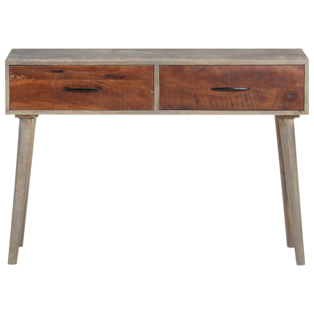 Luan Hall/Console Table - Rough Mango Wood - 110cm
