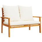 Nuvik Acacia 2 Seater Garden/ Patio Set - 100cm