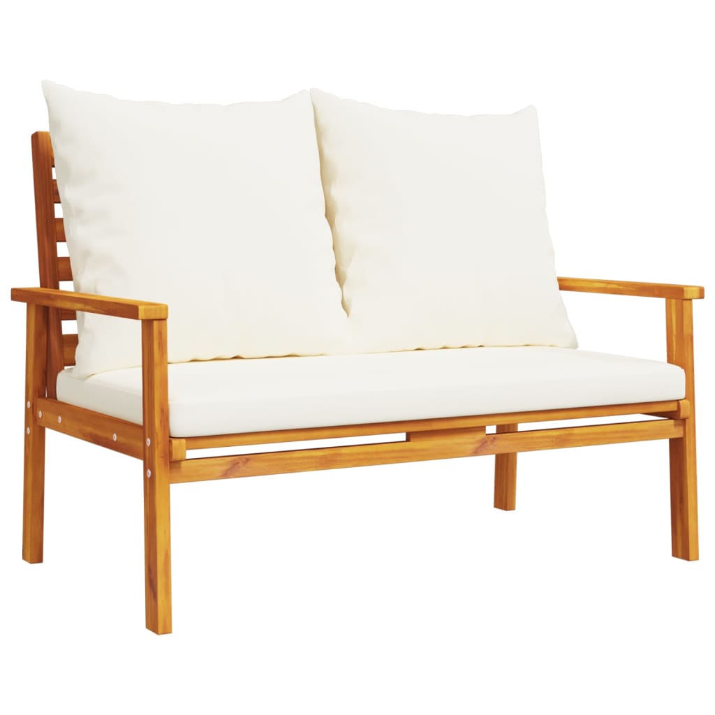 Nuvik Acacia 2 Seater Garden/ Patio Set - 100cm