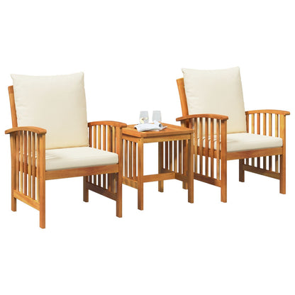 Kron Acacia 3 Piece Garden/Patio Set - 45cm