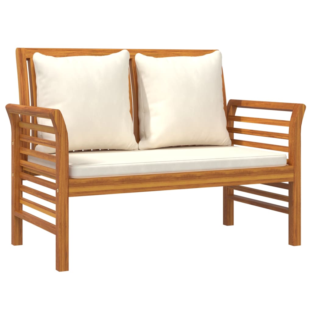 Skura Garden 2 Seater Bench - Acacia Wood - 100cm