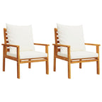 Finnek 4 Seat Garden/ Patio Set - Acacia Wood - 100cm