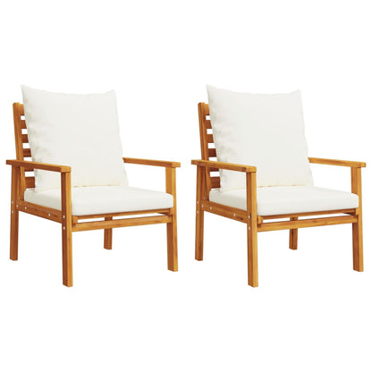 Finnek 4 Seat Garden/ Patio Set - Acacia Wood - 100cm