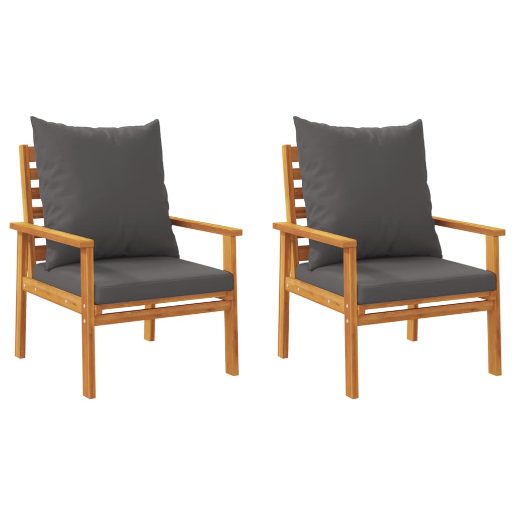 Finnek 4 Seat Garden/ Patio Set - Acacia Wood - 100cm