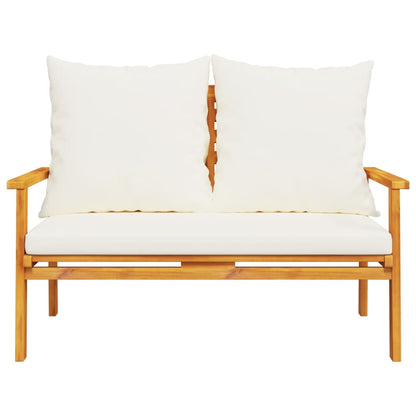 Nuvik Acacia 2 Seater Garden/ Patio Set - 100cm