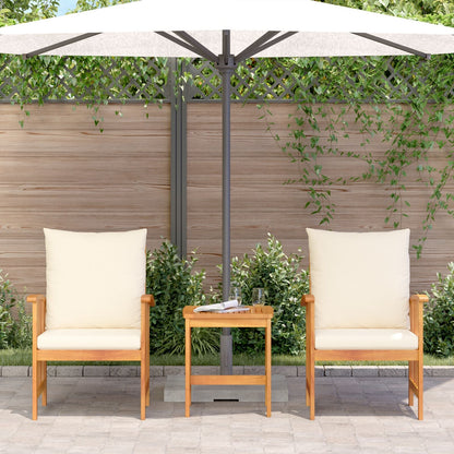 Kron Acacia 3 Piece Garden/Patio Set - 45cm