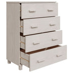 Hamar Pinewood 4 Drawer Chest - 79cm