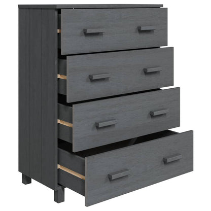 Hamar Pinewood 4 Drawer Chest - 79cm