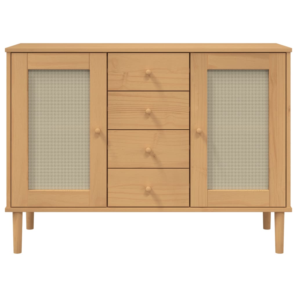 Fioren 2 Door/ 4 Drawer Sideboard - Pinewood