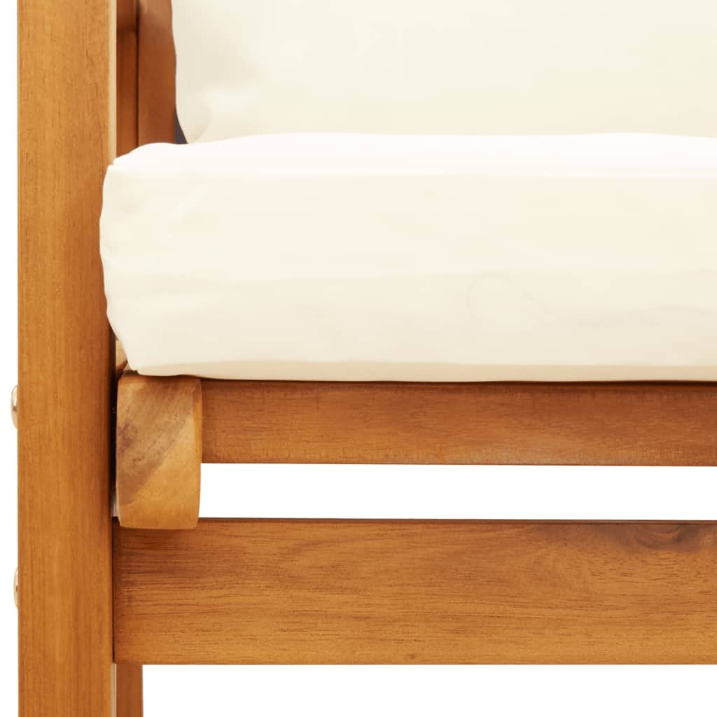 Nuvik Acacia 2 Seater Garden/ Patio Set - 100cm