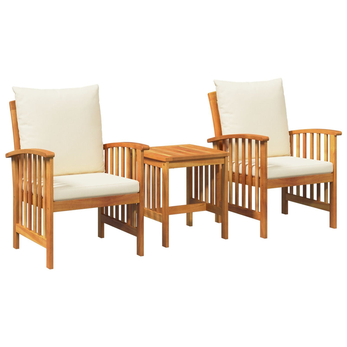 Kron Acacia 3 Piece Garden/Patio Set - 45cm