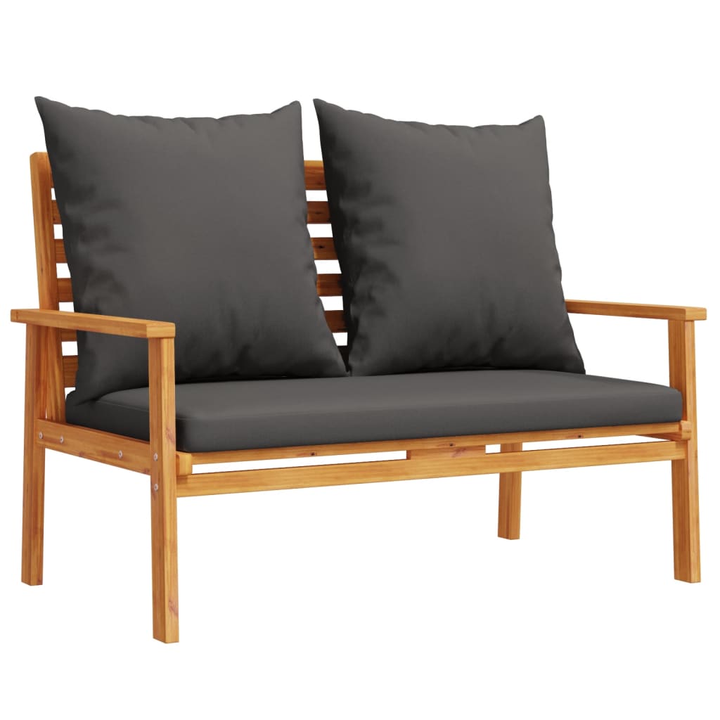 Finnek 4 Seat Garden/ Patio Set - Acacia Wood - 100cm