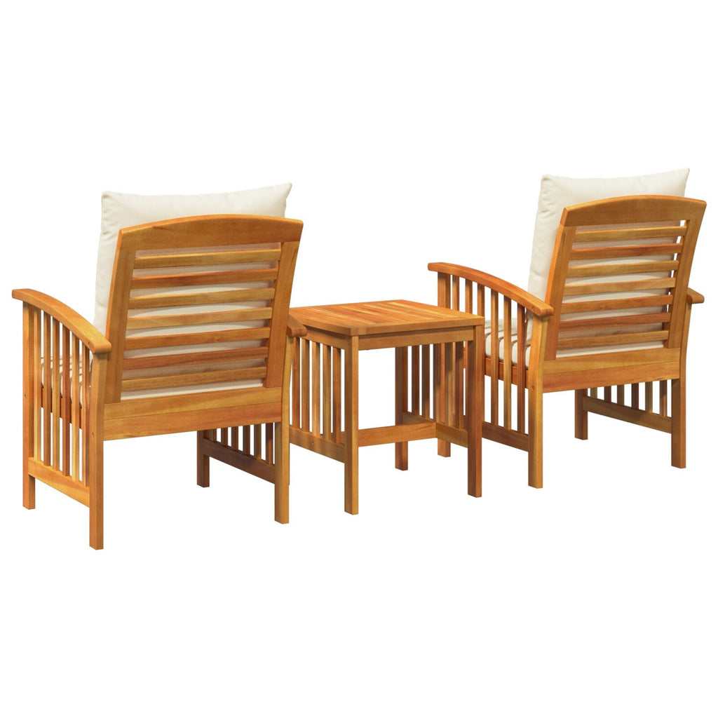 Kron Acacia 3 Piece Garden/Patio Set - 45cm